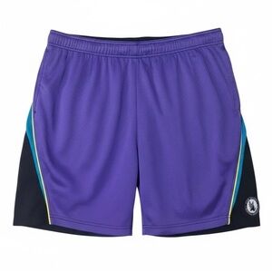 Flow Society Men’s Small Lacrosse Shorts Purple Black Athletic Training Gear